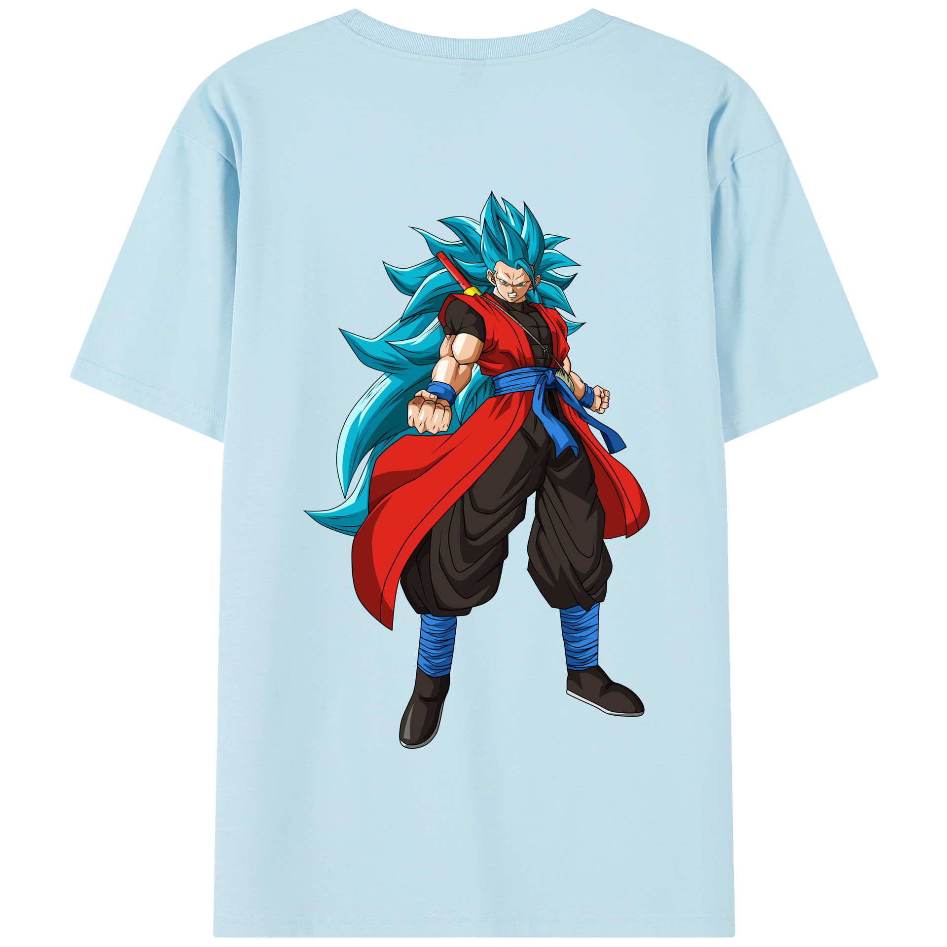（画像用） ドラゴンボール ベジット DRAGON BALL Vegetto 綿100％半袖Tシャツ（背面プリント）